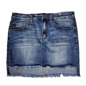 KanCan Denim Mini Skirt Size Small